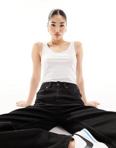 Белая мягкая удлиненная майка Vero Moda