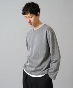 Легкий в уходе, не образующий катышков топ из искусственной ткани шамбре с многослойной структурой Avv, цвет Gray