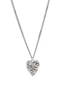 Ожерелье с кулоном в форме сердца «Арабески» Emanuele Bicocchi, серебряный
