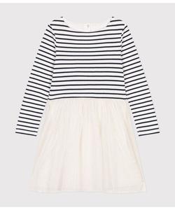 Платье из тюля с длинными рукавами