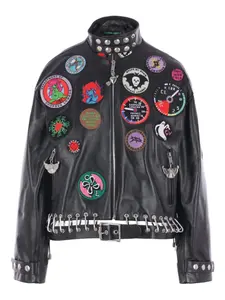 Куртка с узором "пач" Chopova Lowena, черный