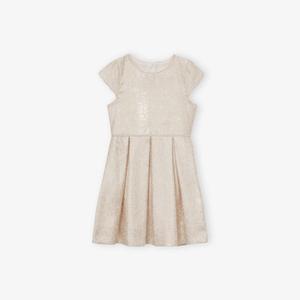 Платье Reiss Nia из смесового хлопка плиссированное 4-9 лет, белый