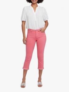 Узкие джинсы-капри chloe NYDJ, цвет Spiced Coral