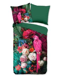 Комплект постельного белья из микрофибры Bohemian Flower Power, 135x200 см, разноцветный/зеленый JACK, 135x200 см
