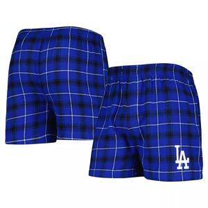 Мужские фланелевые боксеры Concepts Sport Royal/Black Los Angeles Dodgers Ledger