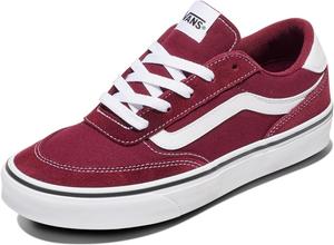 Женские кеды Vans Brooklyn LS, Низкие кроссовки для повседневной носки, прогулок, работы и моды, Suede/Canvas Port Royale