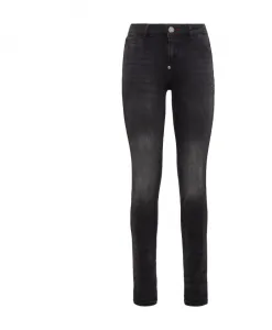 Джинсовые леггинсы Philipp Plein, серый