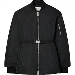 T Monogram FW25 Пуховик Women's TORY BURCH, черный