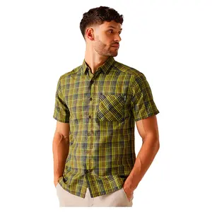 Рубашка с коротким рукавом Regatta Mindanol X, зеленый