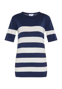 Тонкий вязаный свитер usha BLUE LABEL Sweater, морской синий