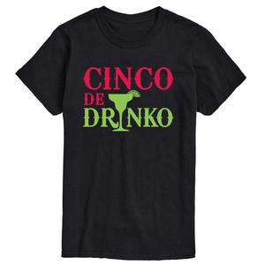 Футболка Big & Tall Cinco De Drinko License, черный