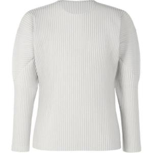 Футболка Homme Plissé Pleated от ISSEY MIYAKE, светло-серая