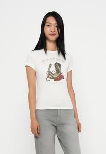 Футболка Tommy Jeans SLIM IDAHO NOVELTY TEE, Ancient White/White