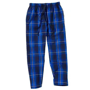 Пижамные брюки в клетку для мальчиков Bedlam, синий