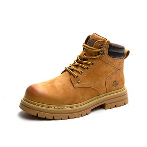 PLO CART Короткие мартины унисекс землисто-желтые, цвет Couple's Earth Yellow Men's