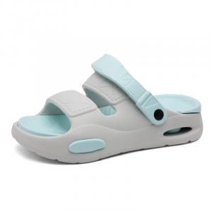 NANJIREN Пляжные сандалии мужские белые черные/светло-серые голубые/черные зеленые - светло-серые голубые, цвет Light Gray Blue