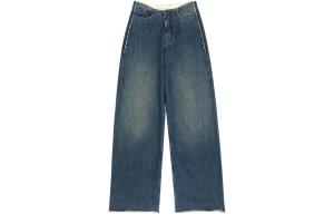 Джинсы женские Mm6 Maison Margiela с эффектом потертости, синий