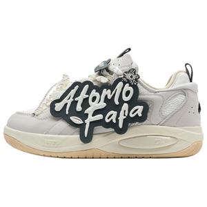 XTEP Кроссовки для скейтбординга Yuji PLUS женские, низкие, серо-голубой, парусно-белый, угольно-черный