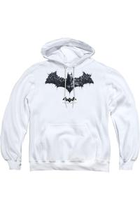 Толстовка с капюшоном Batman Arkham Origins Bat Of Enemies для взрослых Gildan, белый