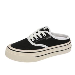 SUPEREDGE Тихие абразивостойкие закрытые тапочки женские Black, цвет Black