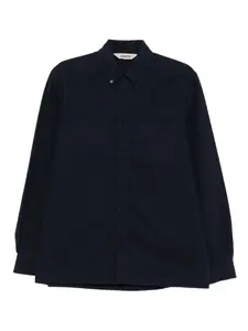 Рубашка с длинными рукавами Aspesi, синий