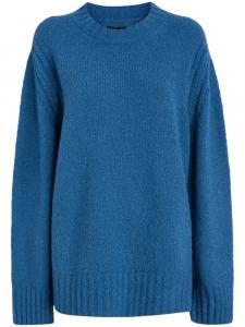 Свитер в рубчик Del Core, синий