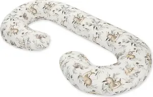 Подушка для беременных тип С со съемным чехлом, подушка для беременных, для кормления грудью - Woodland Olive Bobono