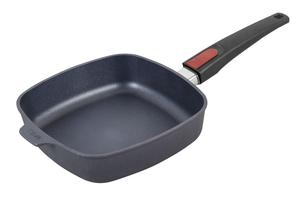 WOLL Diamond LITE индукционная сковорода чугунная, квадратная, AS 22 x 22 см, высота 5,5 см, черный