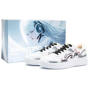 LINING Кроссовки для скейтборда Pontoon Boats, нескользящие, износостойкие, низкие, мужские, черно-белые