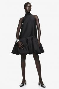 Платье с юбкой-баллоном H&M, черный