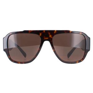 Авиатор мужской гавана темный ve4436u Versace, коричневый