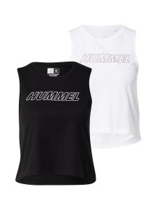 Спортивный топ Hummel Te Cali, черный/белый