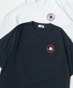 Мужская футболка CONVERSE с коротким рукавом, однотонная, с точечным рисунком, влагоотводящая, быстросохнущая.