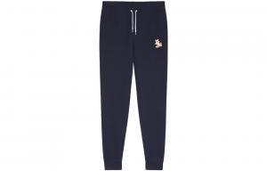 Maison Kitsune Трикотажные спортивные штаны мужские темно-синие