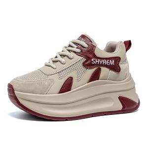 Низкие повседневные кроссовки для женщин POOQ, красный