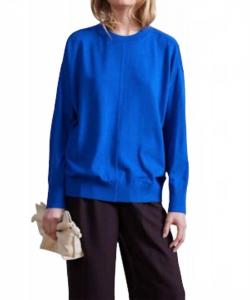 Женский свитер из супертонкой мериносовой шерсти в кобальтово-синем цвете APIECE APART