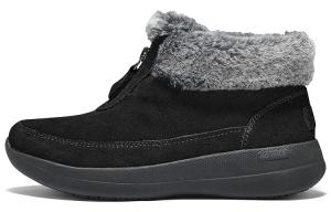 Зимние ботинки Skechers низкие с мехом, черный