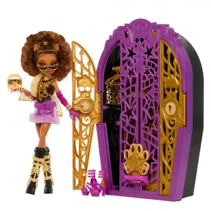 Детская кукла Mattel Monster High Skulltimate Secrets Clawdeen doll, фиолетовый