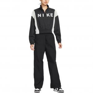 Nike Спортивная куртка женская черно-белая, Black/Sail White