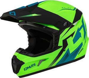 Шлем внедорожный Gmax MX-46 Compound, синий / черный / серый