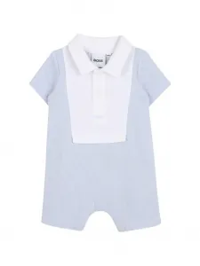 Купальник с воротником BOSS Kidswear, синий
