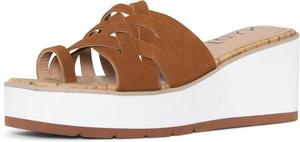 Женские сандалии на танкетке NYDJ Reesie, Cognac