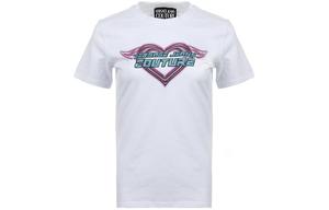 Rhinestone embellished Mini Dress VERSACE JEANS COUTURE, белый