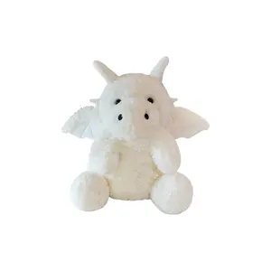 Мягкая игрушка летающий дракон динозавр 21cm/30cm/42cm/56cm Dolls and bears dance, белый