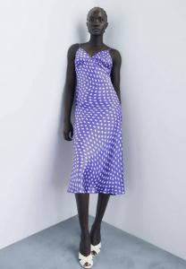 Платье Mango POLKA-DOT, Blue