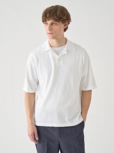 Вязаный пуловер из хлопка с воротником-стойкой | S4837 | 24 г