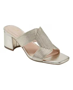 Женские босоножки Merily на устойчивом каблуке Bandolino, золотой