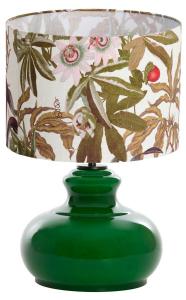 Настольная лампа Light & Living Verde/Isadore, зеленый - белый - прозрачное стекло - 30 x 54 x 30 см