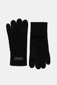 Шерстяные перчатки Calvin Klein, черный