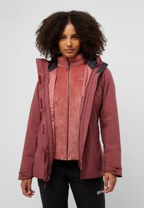 Куртка из хардшелла ROTWAND 3IN1  Jack Wolfskin, красный